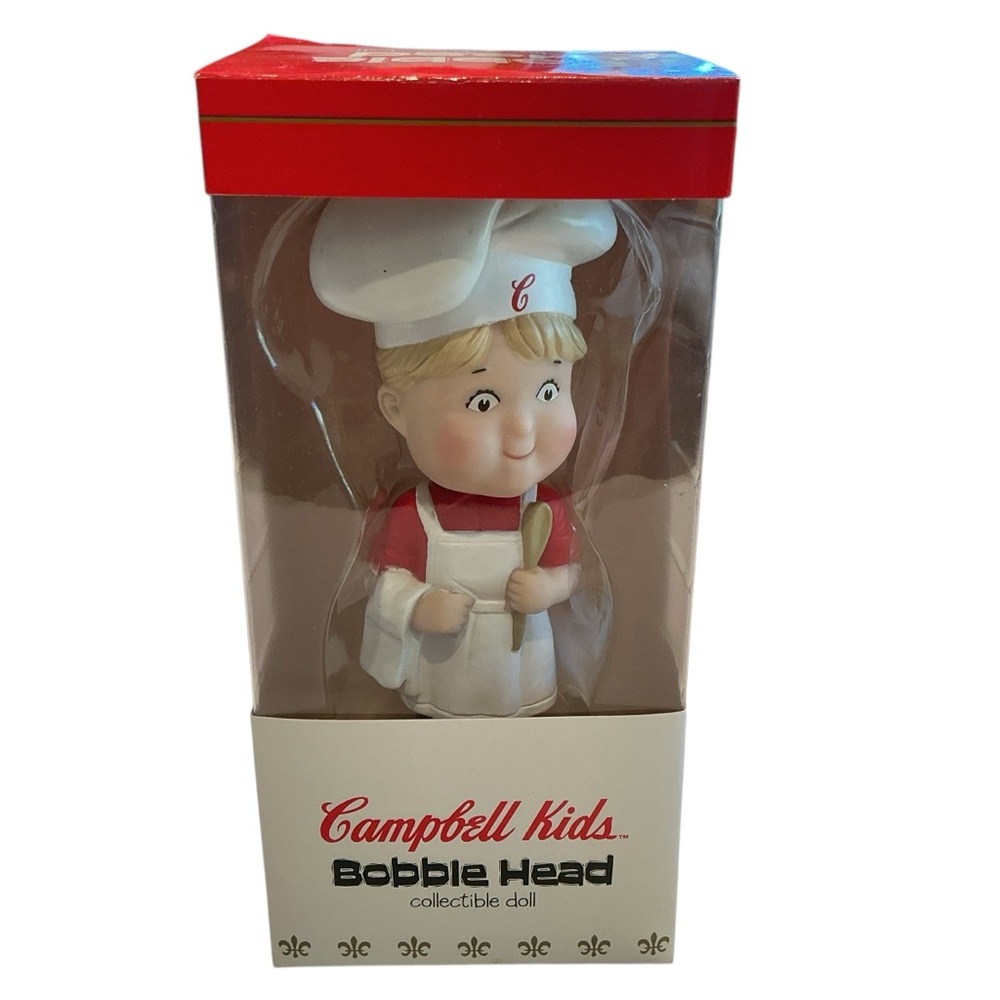 Vintage Campbell’s Soup Kids Bobble Head Figurine 2002